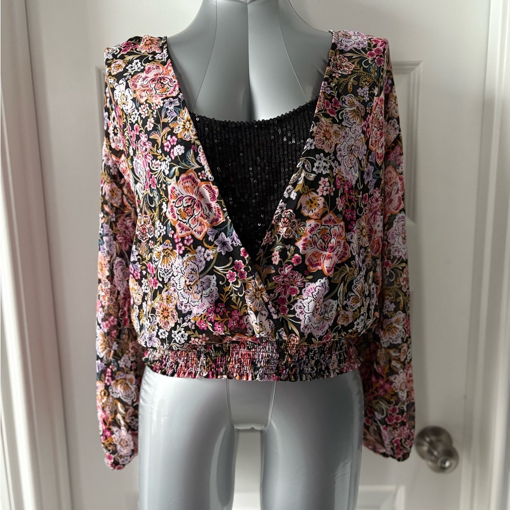 Vince Camuto Multicolor Floral Blouse